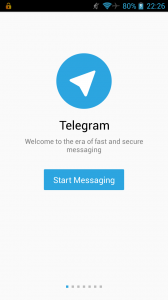 Первый запуск Telegram