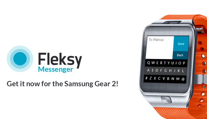 Fleksy Messenger позволит общаться с Gear 2 Smartwatch