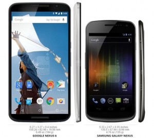 Nexus 6 vs Galaxy Nexus
