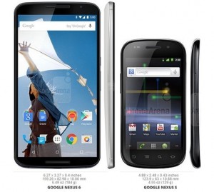 Nexus 6 vs Nexus S